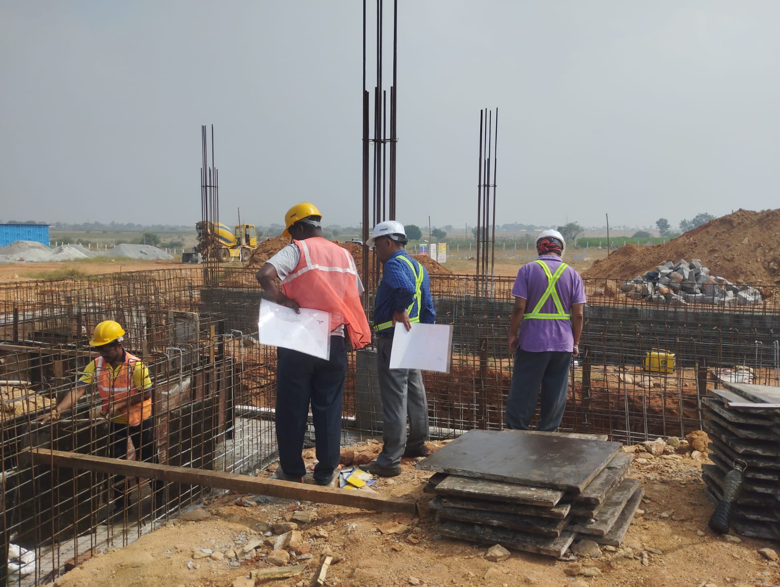 Construction site detail